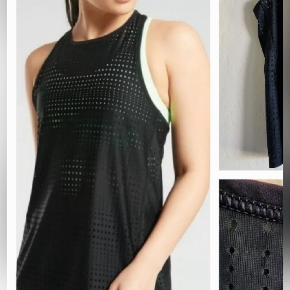 Athleta mesh A Game Tank top